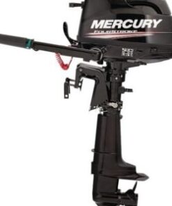 Mercury 5hp Tiller FourStroke Outboard Motor – 15″ Shaft, Manual Tilt/Trim, Manual Start