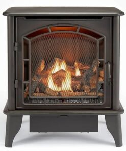 Bluegrass Living Panorama Vent Free Dual Fuel 3-Sided Gas Stove BTSD23RT