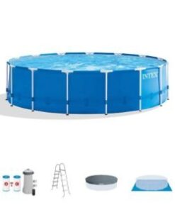 Intex 15ft x 48in Metal Frame Pool Set