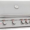 Blaze 32 Inch 4-Burner LTE Gas Grill with Rear Burner and Built-in Lighting System