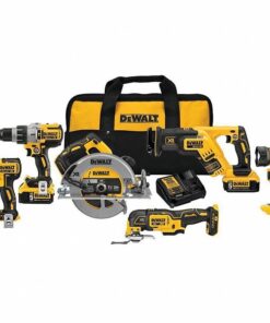 DEWALT Cordless Tool Combination Kit: 6 Tools, 20 V DC Volt, Battery Included, 20V MAX* XR®, 31AC52