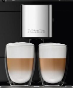 Miele CM 5310 Silence – Automatic coffee machine with OneTouch for Two, Aromatic System, coffee maker, cleaning programs and more, in obsidian black