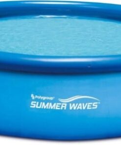 Summer Waves 15ft x 36in Quick Set Inflatable Outdoor Above Ground