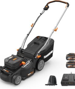 WORX Nitro 40V 16″ Cordless Lawn Mower w/Brushless Motor 2.0 & Intellicut