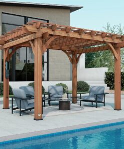 Backyard Discovery 10′ x 12′ Cedar Pergola