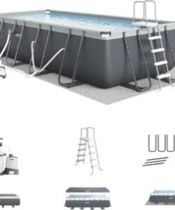 Intex Ultra XTR Rectangular Swimming Pool Set with Pump