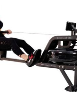 Sunny Health and Fitness Obsidian Surge Water Rowing Machine