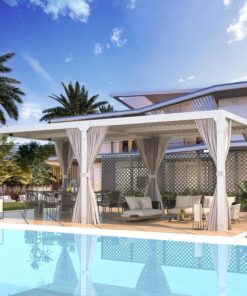 EROMMY 12’x24′ Outdoor Louvered Pergola Gazebo