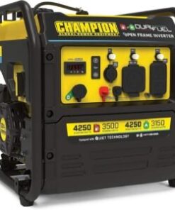 Champion 4250-Watt Dual Fuel RV Ready Open Frame Inverter Generator
