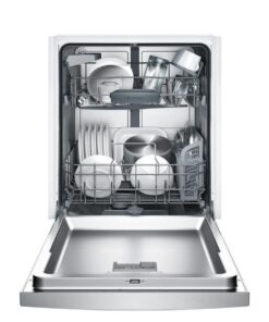 Bosch 100 Series PureDry 50-Decibel Front Control 24-in Built-In Dishwasher (Fingerprint-Resistant Stainless Steel) ENERGY STAR