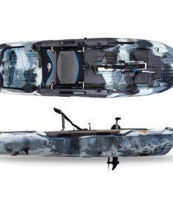 3 Waters Big Fish 108′ Length Urban Camo Pro Fish Pedal Drive Cathedral Hull