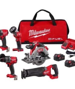 Milwaukee M18 FUEL Cordless Brushless 5 Tool Combo Kit