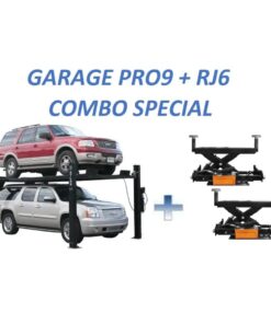 Atlas Pro9000 4 Post Lift with RJ6 Rolling Jacks