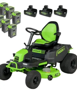 Greenworks 60V 42″ Cordless Battery CrossoverT Riding Lawn Mower