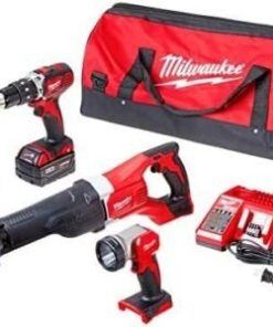 Milwaukee 2696-24 M18 Cordless Compact Combo Tool Kit
