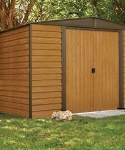 Arrow WR1012 Woodridge EG Steel Storage Shed, 10 by 12-Feet