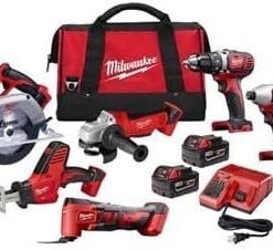 Milwaukee M18 Cordless Combo Kit (7-Tool) with Two 3.0 Ah Batteries, Charger and Tool Bag