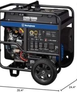 Westinghouse 18000 Peak Watt Home Backup Portable Generator, Remote Electric Start, Transfer Switch Ready 30A & 50 Outlets, Gas Powered, CO Sensor