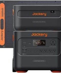 Jackery Solar Generator 4000 Kit, Explorer 2000 Plus and 1X PackPlus E2000 Plus Expandable Battery with 2X200W Solar Panel, 4085 Wh LiFePO4, 3000W Output for Outdoor RV Camping & Home Emergency
