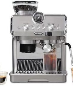 De’Longhi La Specialista Arte Evo Espresso Machine – Compact Cold Brew Coffee Maker with Grinder, Milk Steam Wand/Frother & Tamping Tools – Home Barista Kit for Lattes, Cappuccinos, Iced Coffee
