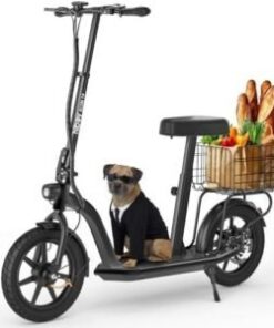 Hiboy MAX Pro Electric Scooter, 46.6 Mi Long Range, 22 MPH Power by 650W MAX Motor, 11” Pneumatic Tires, Split Hub Design, Dual Suspension, 265lbs MAX Load, Commuting Electric Scooter for Adults