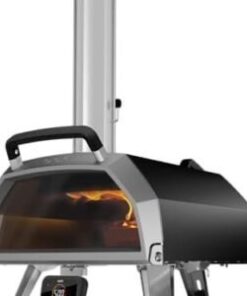 Ooni Karu 2 Pro Multi-Fuel Pizza Oven – Wood and Gas Outdoor Pizza Oven with Pizza Stone & Integrated Thermometer, Pizza Oven Outdoor, Dual Fuel 16 Inch Pizza Maker, Outdoor Cooking Grill