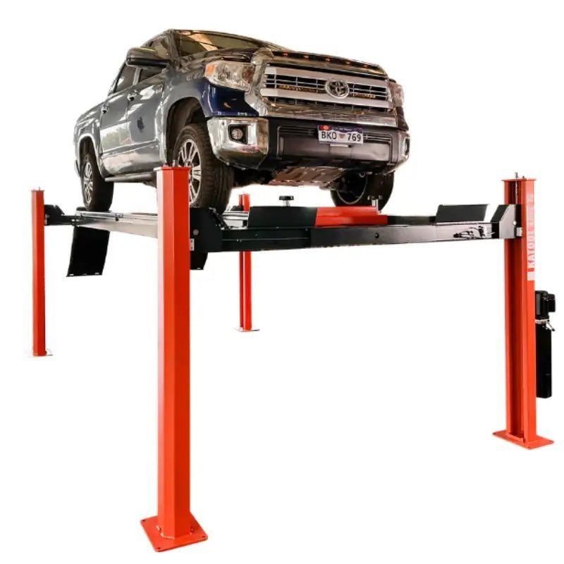 Katool KT-4H150, 4 Post Alignment Lift 15,000 lb – Rolling Jack Included