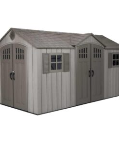 Lifetime 15 Ft X 8 Ft Outdoor Storage Shed – 60318
