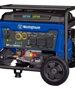 Westinghouse 4650 Peak Watt Dual Fuel Portable Generator, Remote Electric Start, RV Ready Outlet