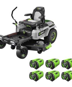 EGO Power+ Z6 ZT5207L 52 in. 56 V Battery Zero Turn Riding Mower Kit (Battery & Charger) W/ SIX 12.0 AH BATTERIES