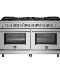 FORNO Massimo 60-Inch Freestanding Dual Fuel Range in Stainless Steel – FFSGS6125-60