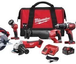 Milwaukee M18 Cordless Lithium-Ion 6-Tool Combo Kit