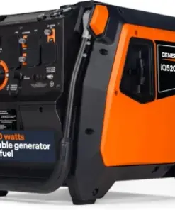 Generac iQ5200 DF 3900 Watt Electric Start Dual Fuel Inverter Generator